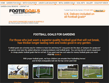 Tablet Screenshot of footiegoals.com